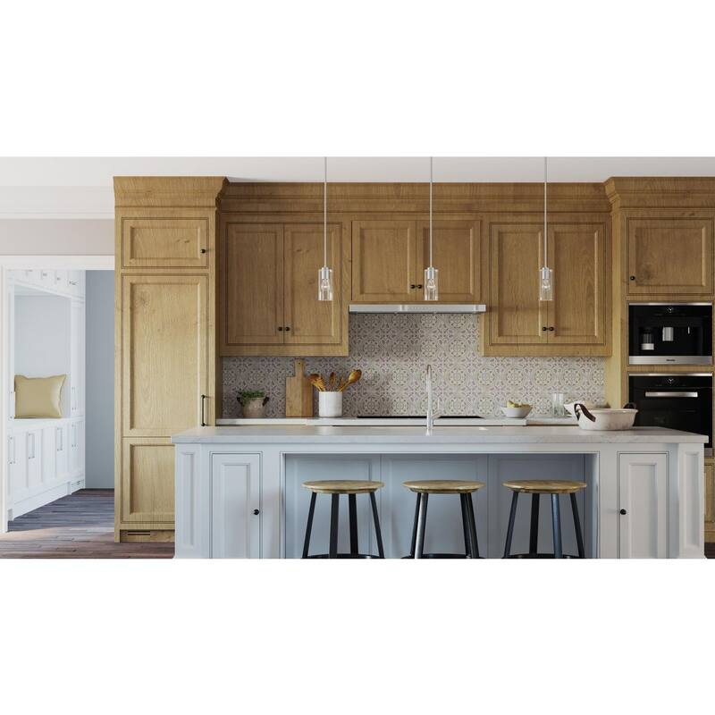 Cofield Collection One-Light Brushed Nickel Transitional Pendant - 4 in x 4 in x 9.75 in