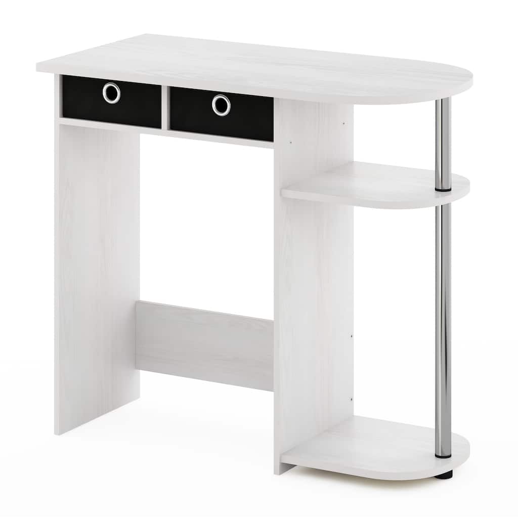 Laptop Desk Table - Home Office Computer Table - White Oak Finish - Modern Design