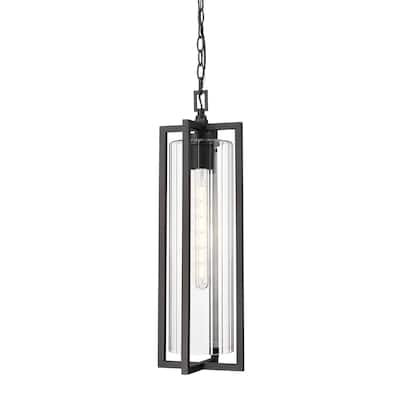 Z-Lite 5013CHB Aura 8" Wide Marine Grade Outdoor Mini Pendant