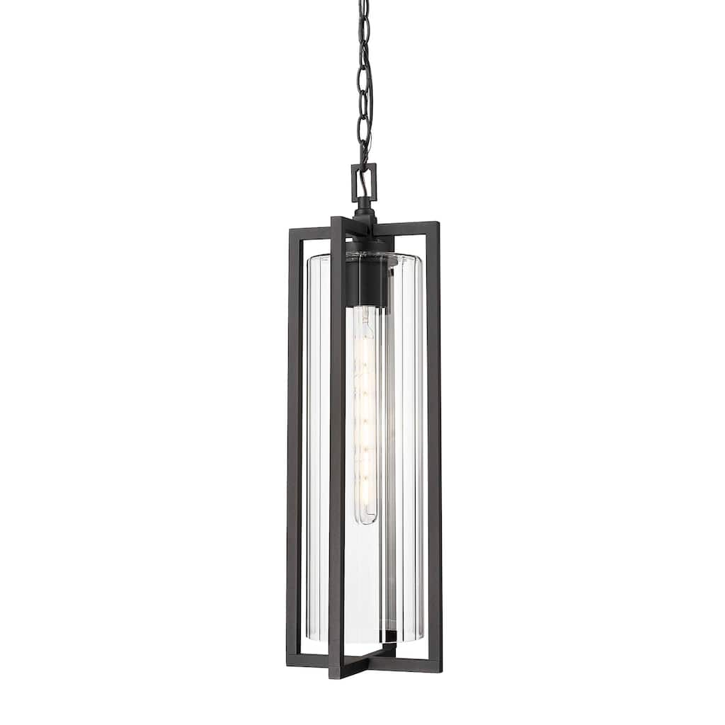 Z-Lite 5013CHB Aura 8" Wide Marine Grade Outdoor Mini Pendant
