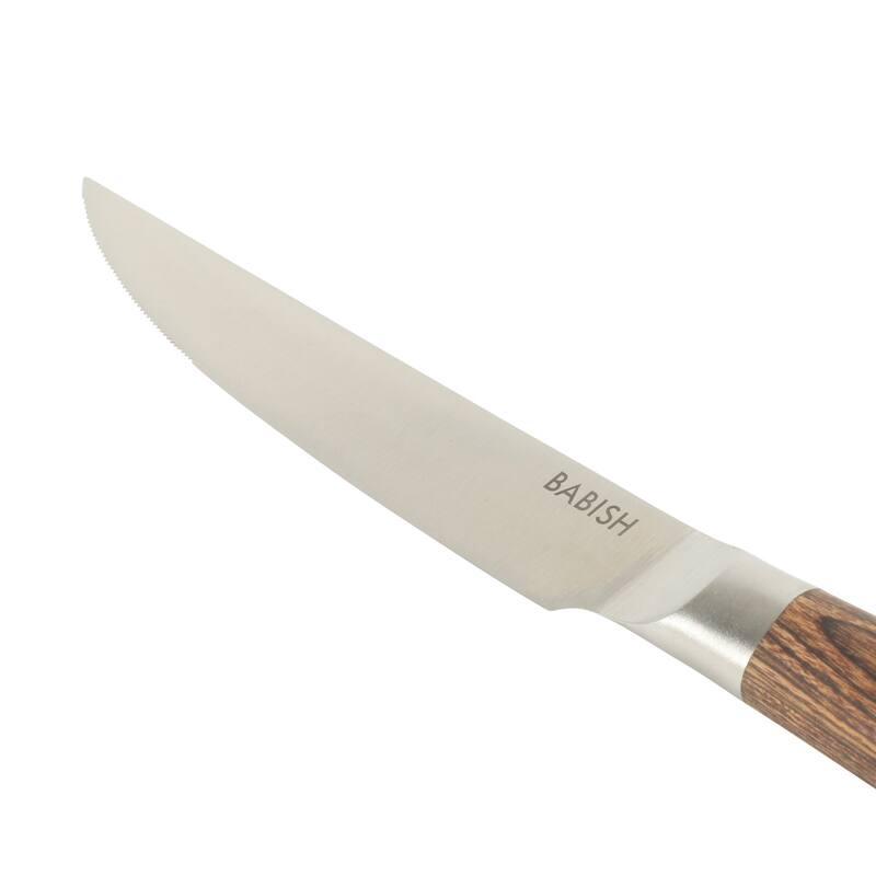 Babish High-Carbon 1.4116 German Steel 4 Pack 5" Steak Knife Set