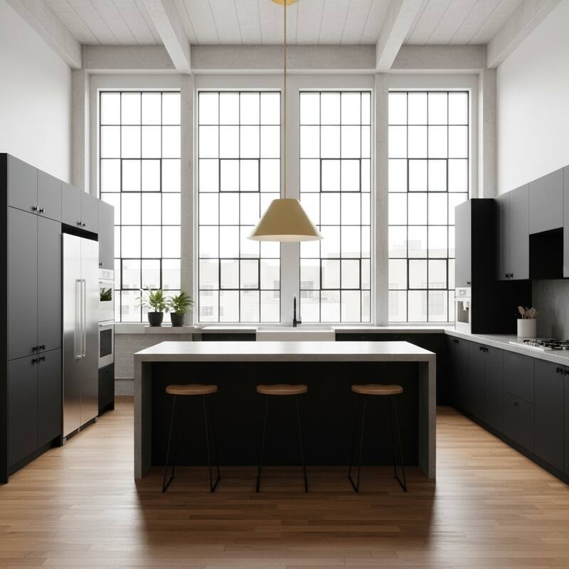 22 inch Integrated LED Pendant Light Diameter 5 Color Temperature Dimmable