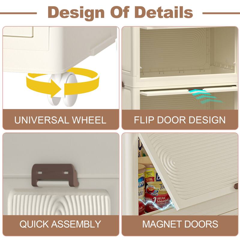Portable Wardrobe Closet Storage Organizer for Clothes