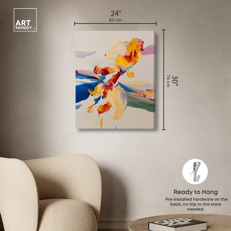 Flippant Bloom III Canvas by Art Remedy, Gallery Wrapped