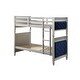 preview thumbnail 5 of 4, Twin over Twin Size Solid Wood Bunk Bed for Kids, Boys and Girls, Bedroom