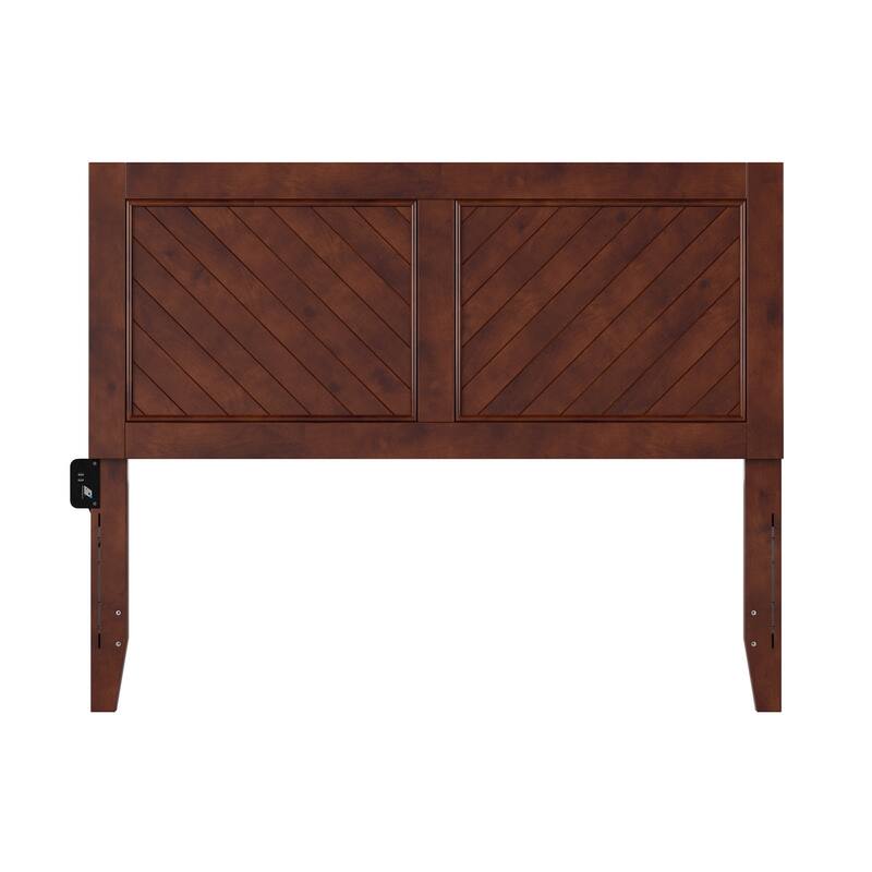 AFI Canyon Wood Headboard with Attachable Charger