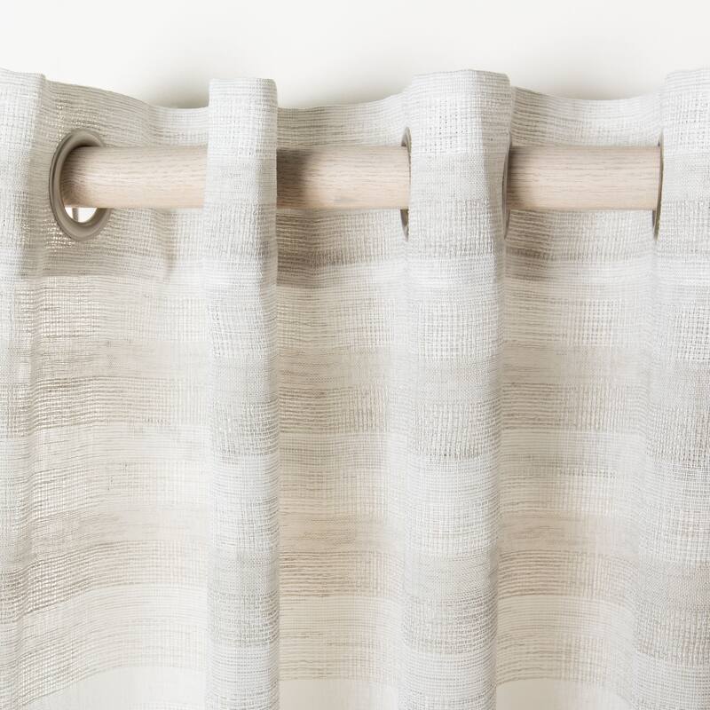 SAFAVIEH Nidelea Semi-Sheer Window Curtain Panel