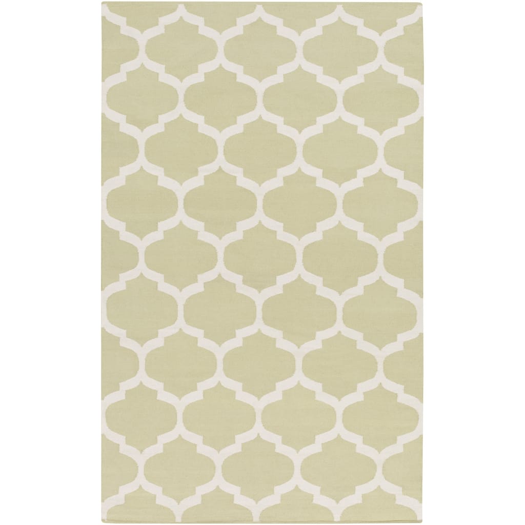 Hand-Woven Madison Moroccan Trellis Cotton Rug