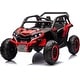 preview thumbnail 7 of 28, 24V Kids Ride On Utv,2-Seater 4WD Off Road Electric Vehicle with Remote Control Red