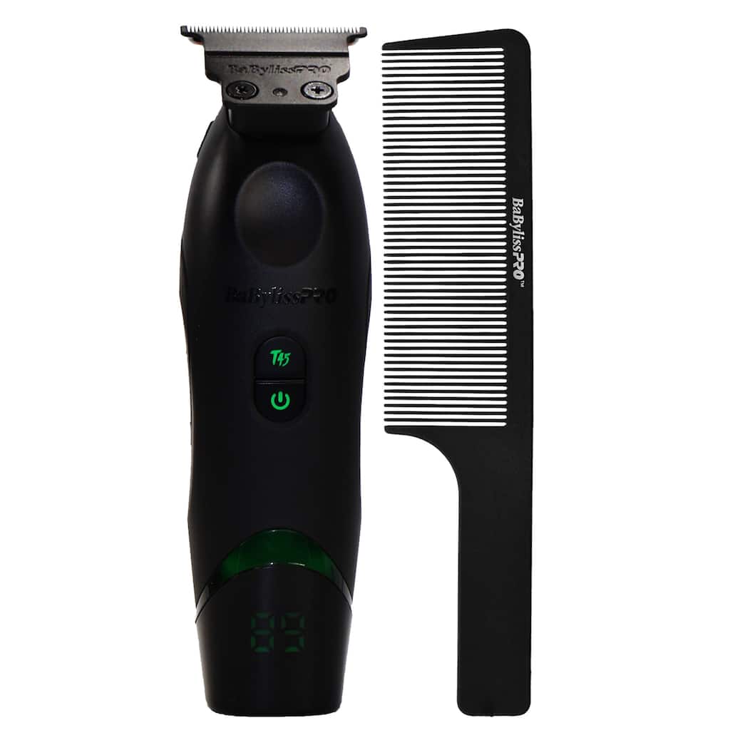 BaBylissPRO x Tomb45 Wireless-Charging Hair Trimmer + BaBylissPRO Barberology 9 Inch Clipper Comb