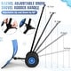 preview thumbnail 4 of 13, Snow Shovel with Wheels,29.1" W x 19.3" H Heavy Duty Snow Pusher for Driveway
