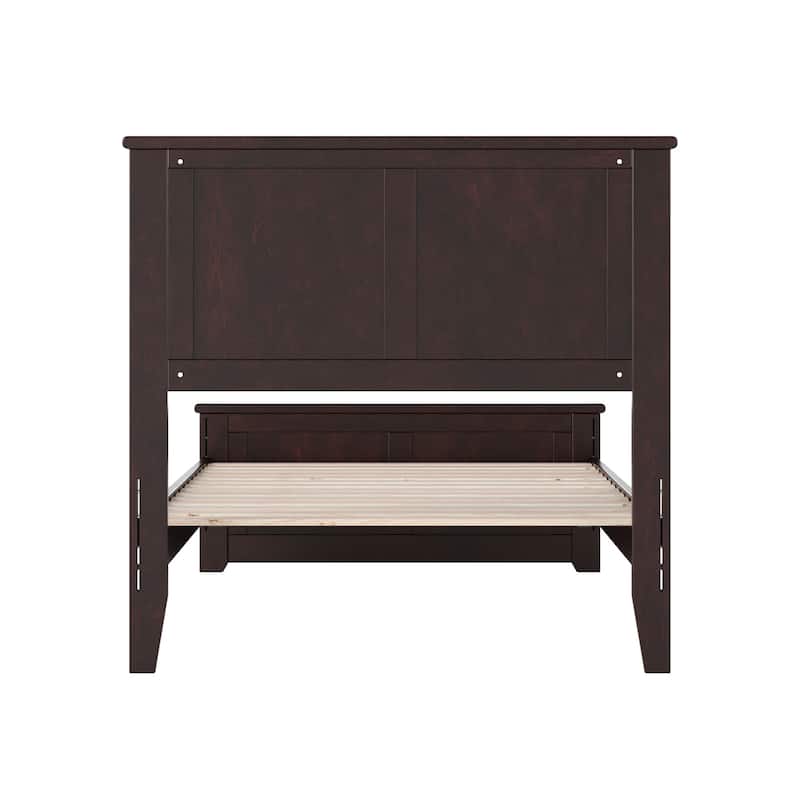 Charlotte Solid Wood Low Profile Platform Bed with Matching Footboard