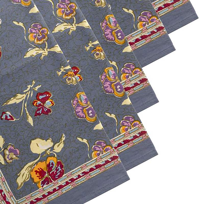 Couleur Nature 19-inch Pansy Napkins (Set of 6)