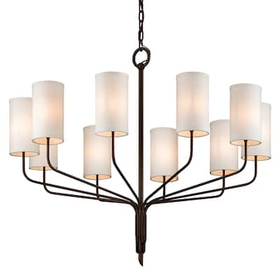 Troy Lighting Juniper 10-light Juniper Bronze Chandelier