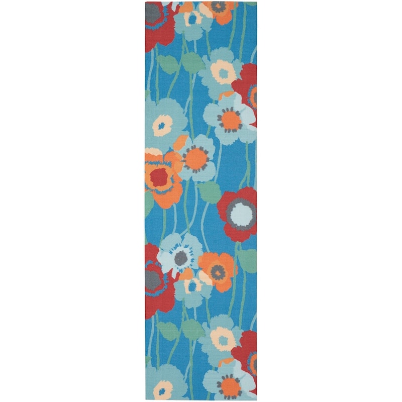 Waverly Sun N' Shade Floral Transitional Indoor/Outdoor Area Rug