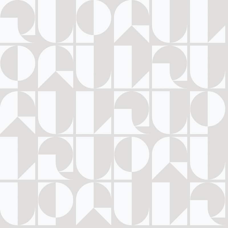 RuPaul RuDeco Ghost Grey Peel and Stick Wallpaper