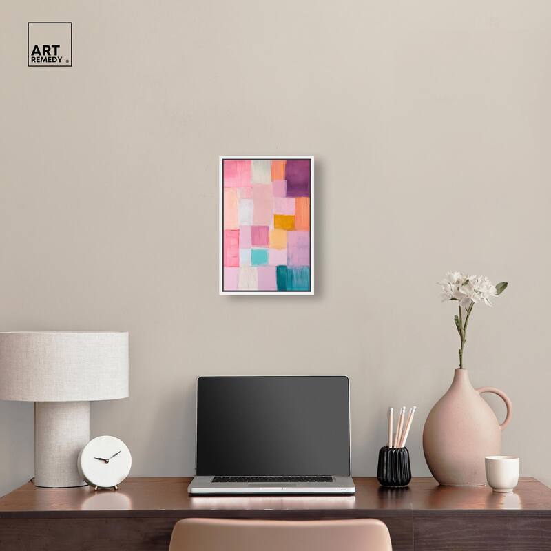 Color Squares III Canvas by Art Remedy