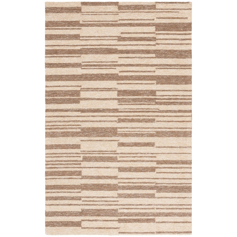 SAFAVIEH Handmade Natural Fiber Kimiyo Casual Jute Rug - 5' x 8' - Natural/Brown