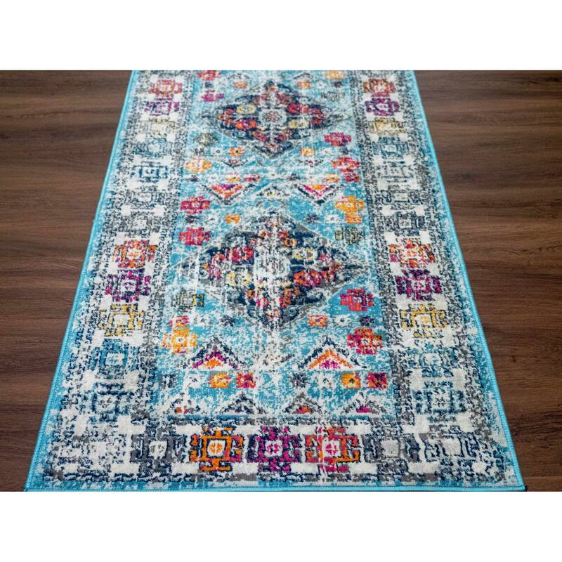 Tigris Patara Traditional Oriental Medallion Vintage Area Rug