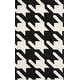 preview thumbnail 19 of 19, SAFAVIEH Handmade Flatweave Dhurries Lizabeth Modern Moroccan Wool Rug 3' x 5' - Black/Ivory - Rectangle