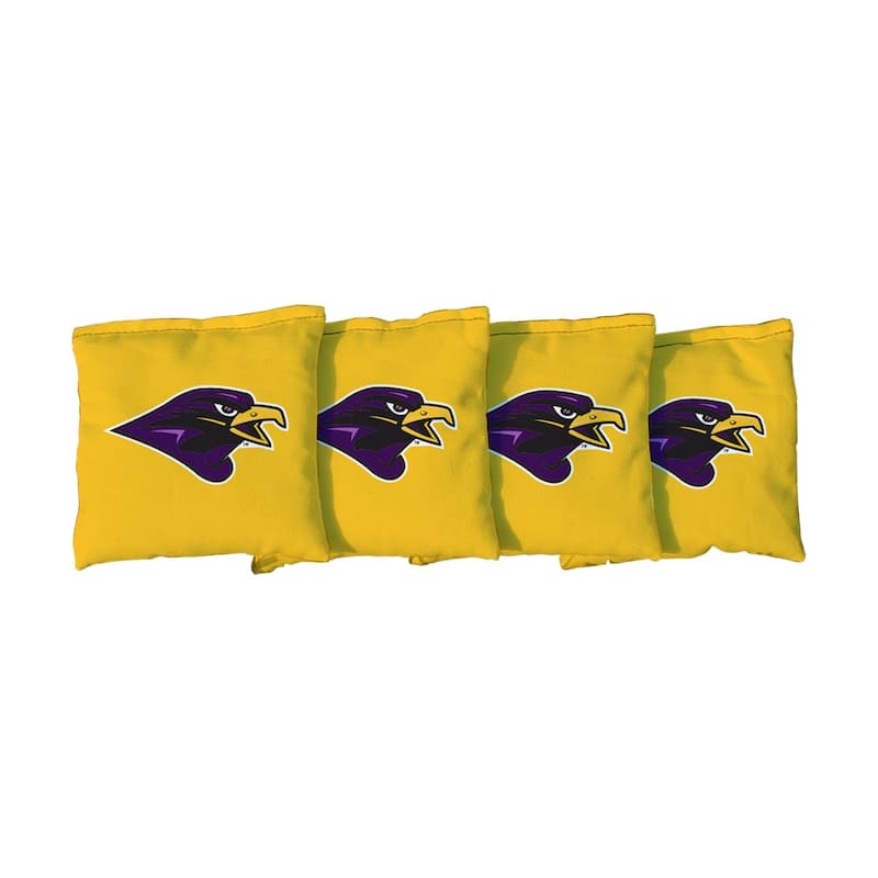 Montevallo Falcons Yellow Cornhole Bags - Corn Filled