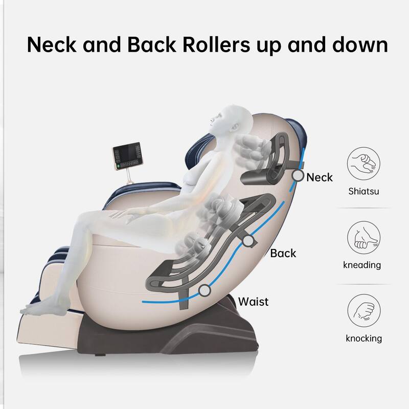 Ukuowu Favor-03 Plus ADV heated Full Body Massage Chair with LCD Screen,Dual-core S Track,APP Control, Zero Gravity Shiatsu