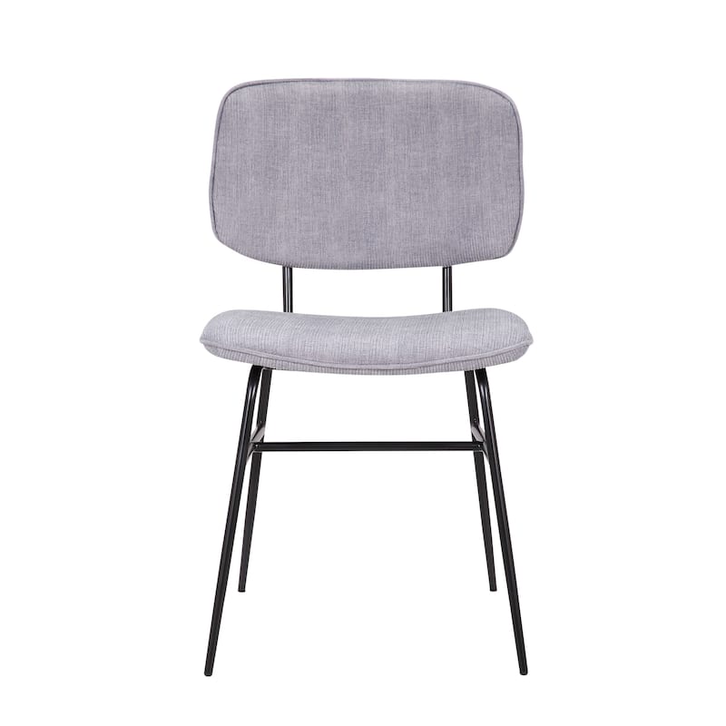 Porthos Home Efia Set of 2 Dining Chairs, Steel Frames, Armless