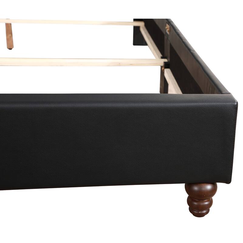 Joy Jeweled Tufted King Panel Bed