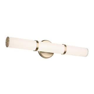Kichler Lighting Rosh 24.25" Bath Bar Medium LED with White Glass in Champagne Bronze