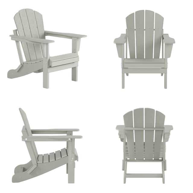 Laguna Poly Folding Adirondack Chair (Set of 4)