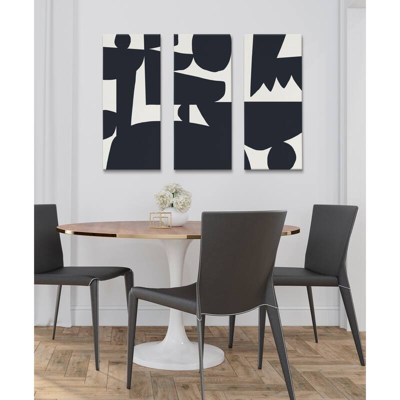 Kate and Laurel Quiet Jungle Canvas Wall Art Set by Kelly Knaga