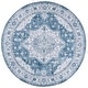 preview thumbnail 13 of 13, SAFAVIEH Arizona Ghinita Vintage Rug 6' Round - Ivory/Blue - Round