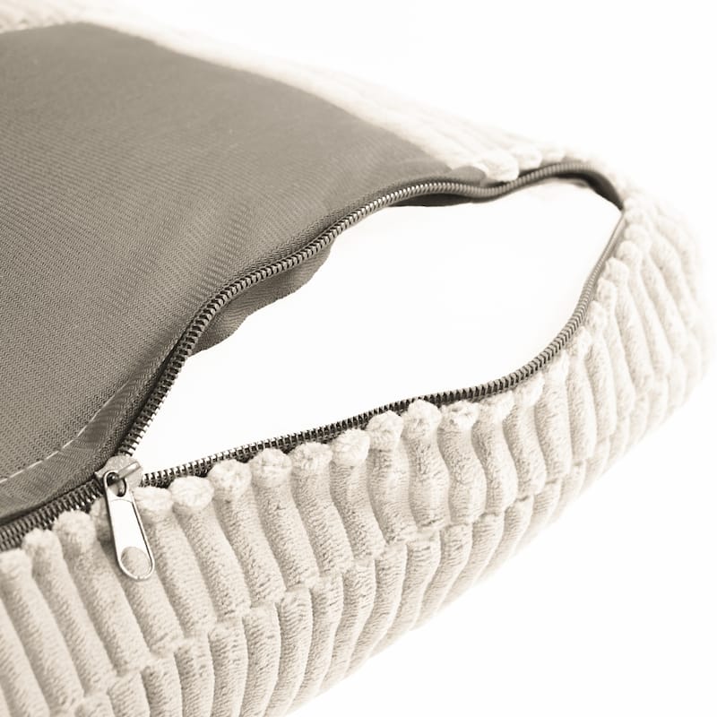 4 Seat Velvet L-Shaped Sofa with Chaise and Padded Corduroy Multi-functional Modern Sectional Couch - 88.18 in.L x 31.5 in.H