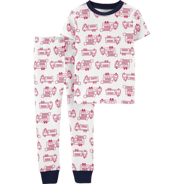 Carter's Baby Boys' 2-Piece Firetruck Snug Fit Cotton PJs, 12 Months. Opens flyout.