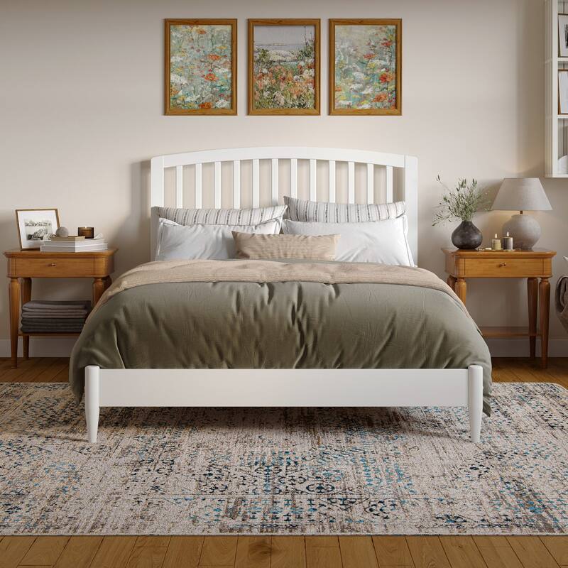 Quincy Solid Wood Low Profile Platform Bed