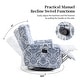preview thumbnail 95 of 102, 29'' W Pattern Floral Swivel Manual Push Back Recliner Glider Chair
