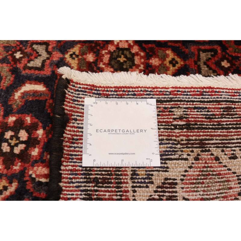 ECARPETGALLERY Hand-knotted Andelz Navy Wool Rug - 3'10 x 10'3