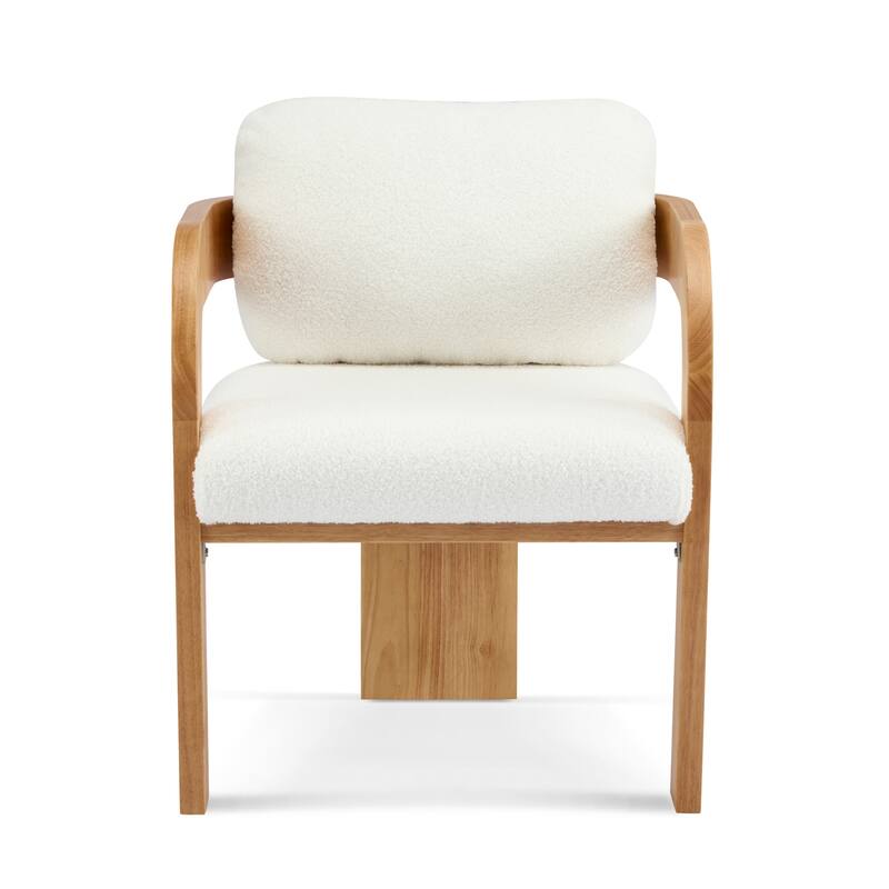 Christopher Knight Home - Seraphina Rubber Wood Dining Chair with Pillow Back(Set of 2)