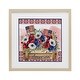 preview thumbnail 15 of 26, Stupell Patriotic Poppies Bouquet Under Glass Framed Design By Nicole DeCamp 13 x 13 - Brown