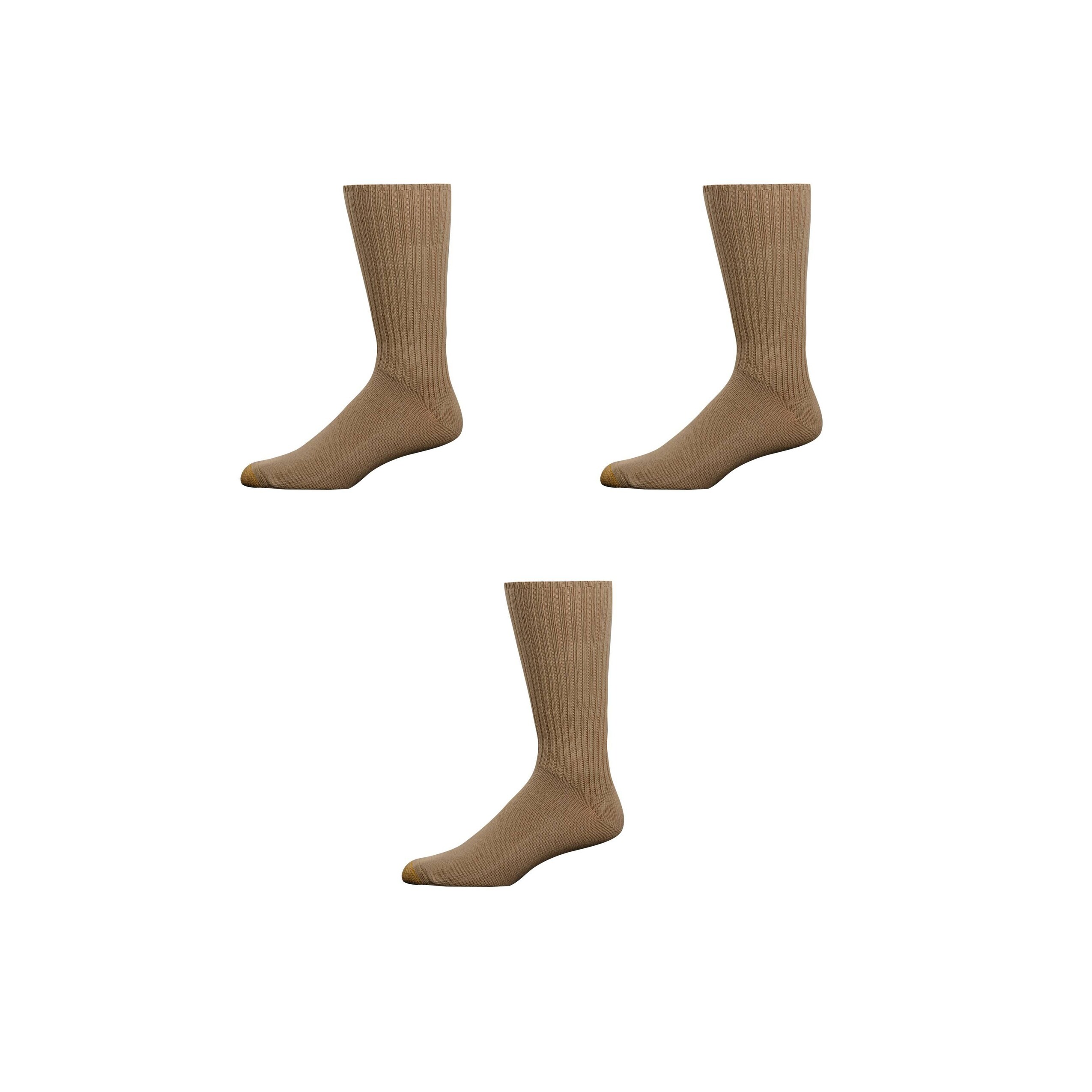 Shop Gold Toe Men S Fluffies Cotton Crew Socks Pack Of 3