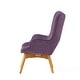 preview thumbnail 31 of 76, Hariata Mid-Century Modern Wingback Fabric Chair/Ottoman Set by Christopher Knight Home