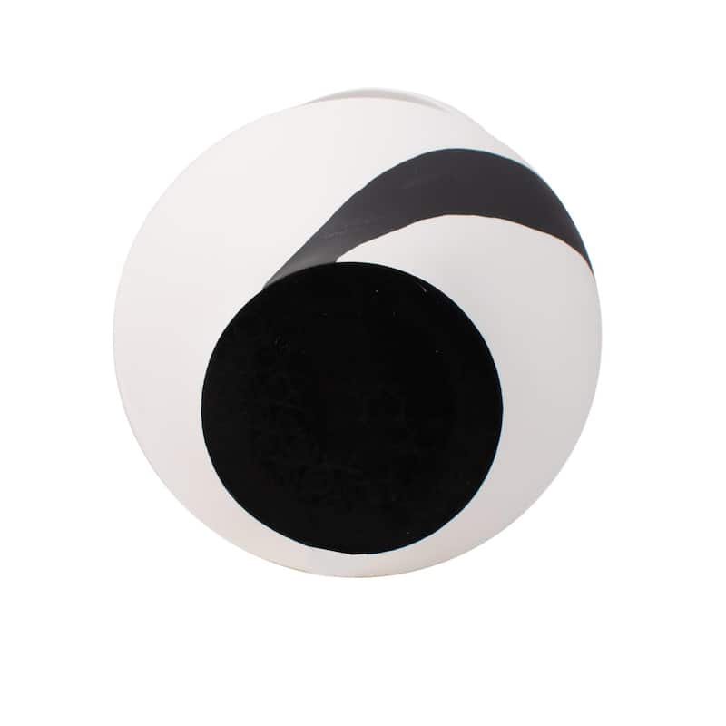 Rapsie Black and White Vase- Short