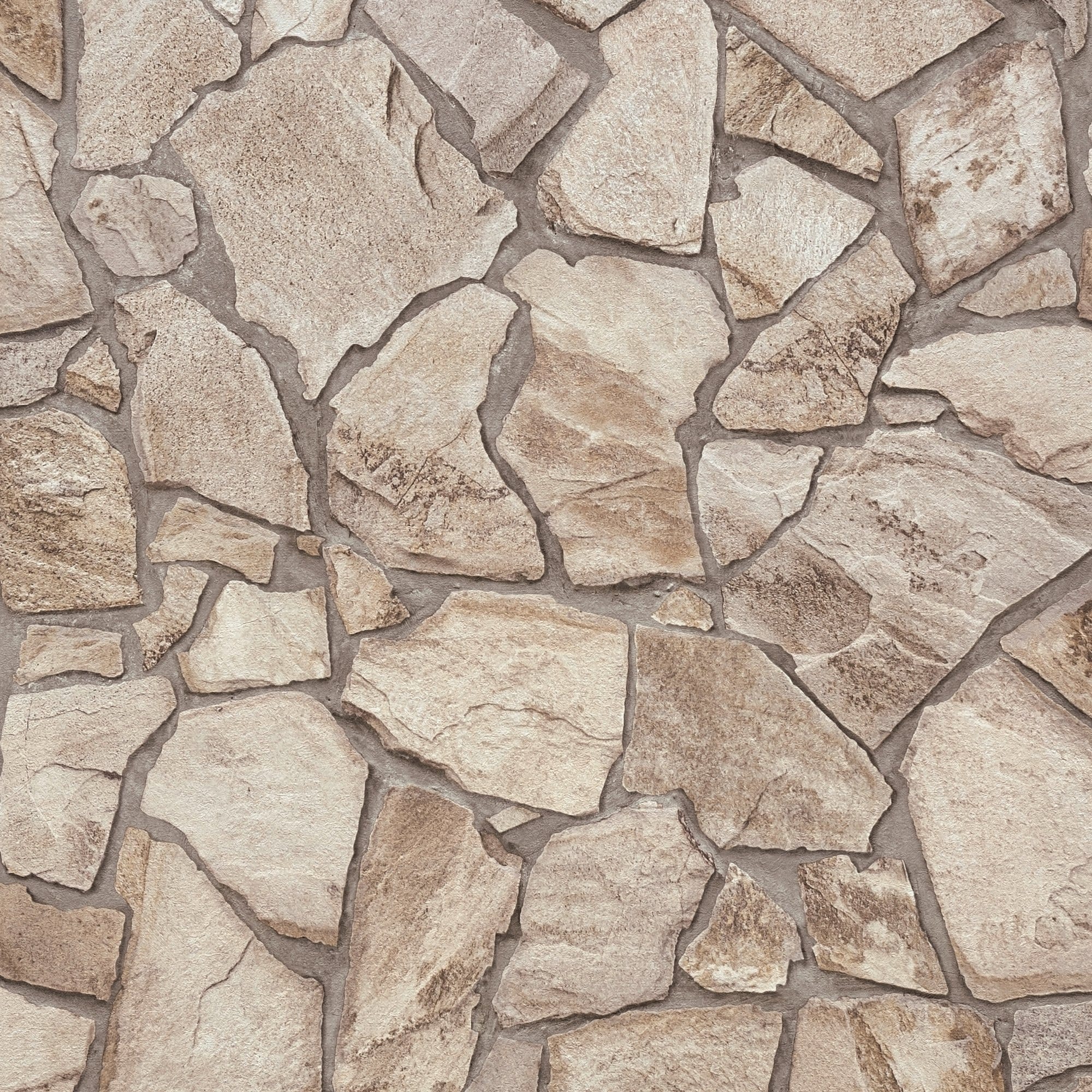 Galerie Wallcoverings Bricks and More Collection Claystone Cottage Motif Matte Finish Vinyl on Non-woven Wallpaper Roll