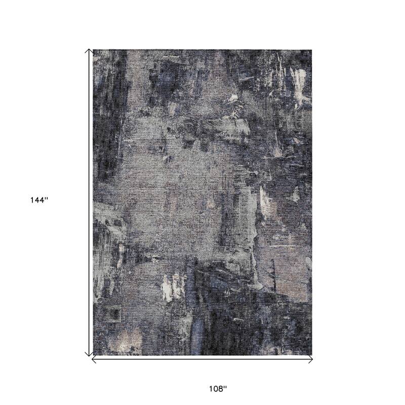 HomeRoots Abstract Transitional Rectangle Outdoor Rug