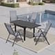 Option Set of 5-Grey-63 inches table