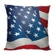preview thumbnail 2 of 3, Operation Hat Trick Flag Sway 18 Inch Throw Pillow