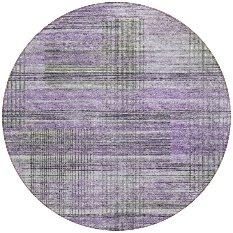HomeRoots Striped Transitional Rectangle Outdoor Rug
