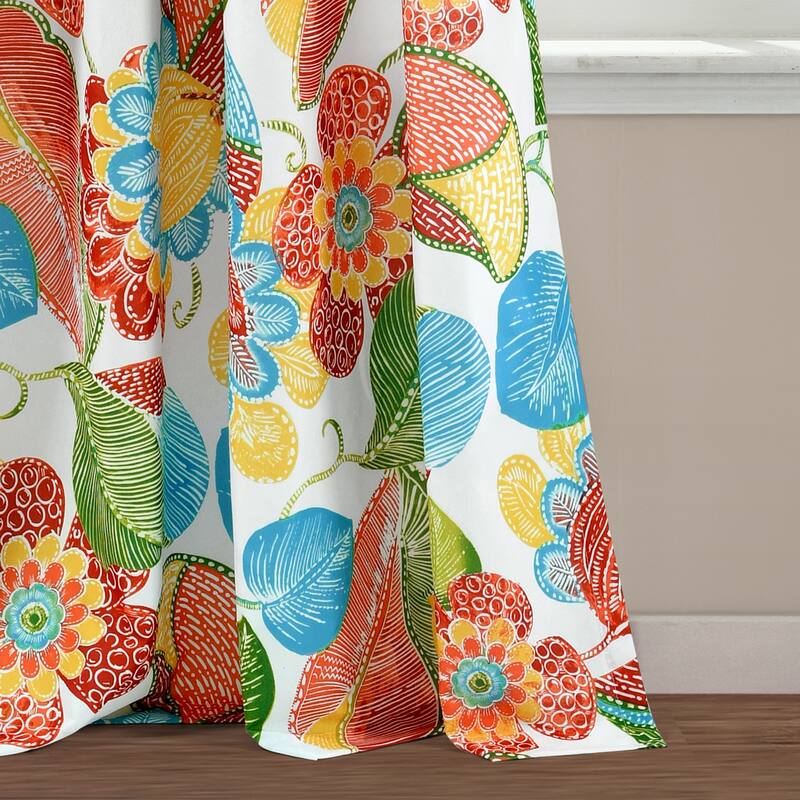 Lush Decor Layla Window Curtain Panel Pair - 84" x 52"