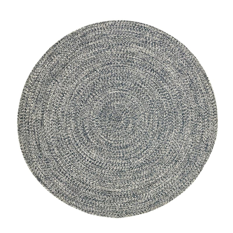 Superior Modern Rustic Bohemian Reversible Multi-Tone Braided Indoor Outdoor Area Rug