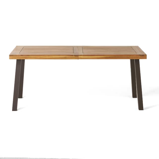 Sparta Acacia Wood Dining Table by Christopher Knight Home